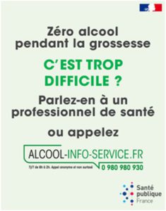 Zero alcool pendant le grossesser